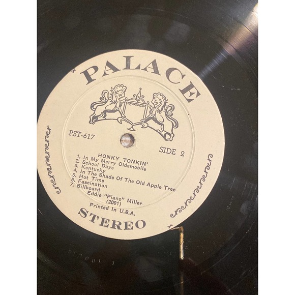 Eddie “piano” Miller Honky Tonkin vtg vinyl - Picture 6 of 6